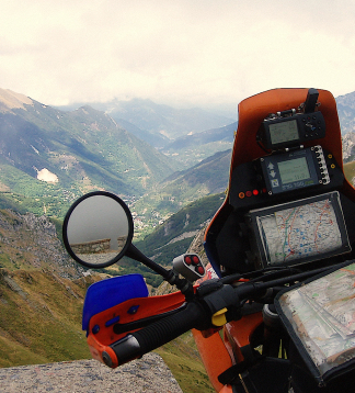 Motorradreise durch die Westalpen Europas