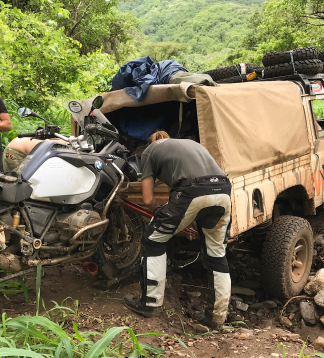 Trans- Afrika : Äquator Motorrad-Expedition