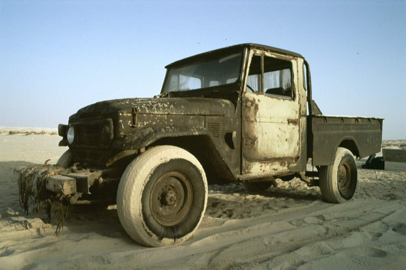 Toyota Landcruiser in der libyschen Wüste