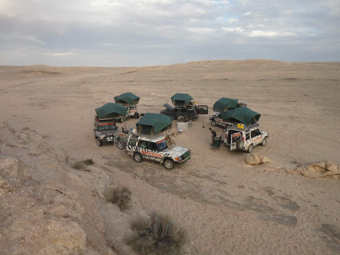 Camp auf der Transafrika Expedition