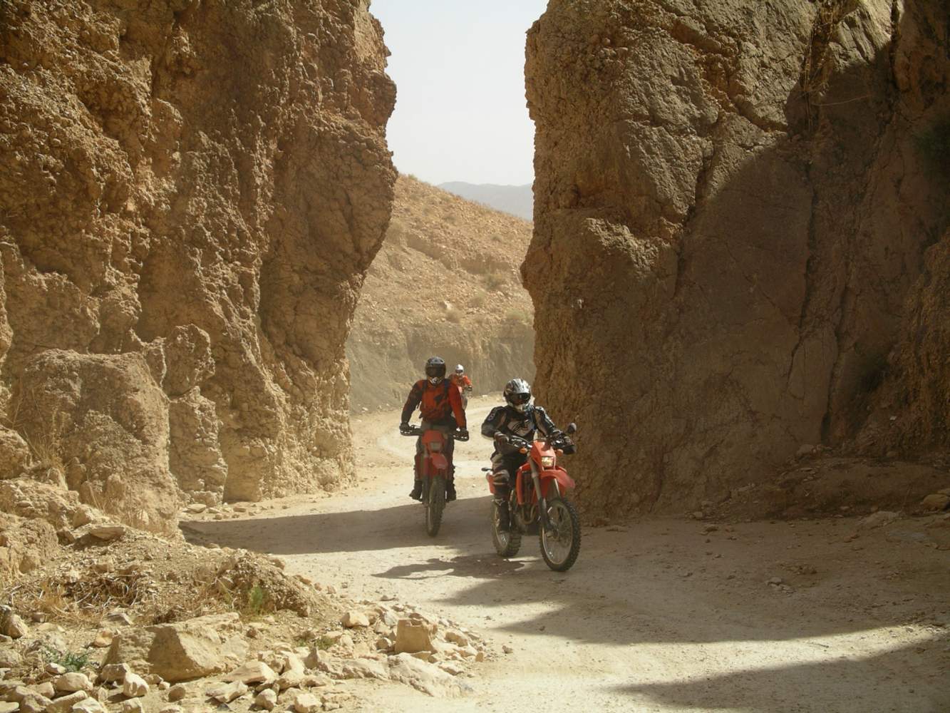 Enduro auf Schotterpisten