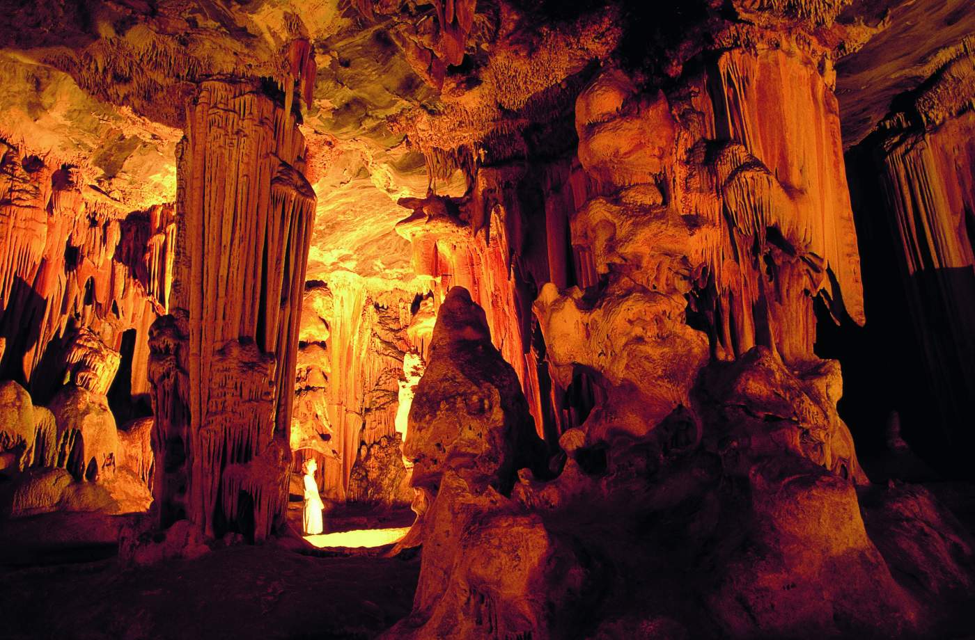 Motorradreisen Sudafrika Cango Höhlen Straußenschau Fleischfresser