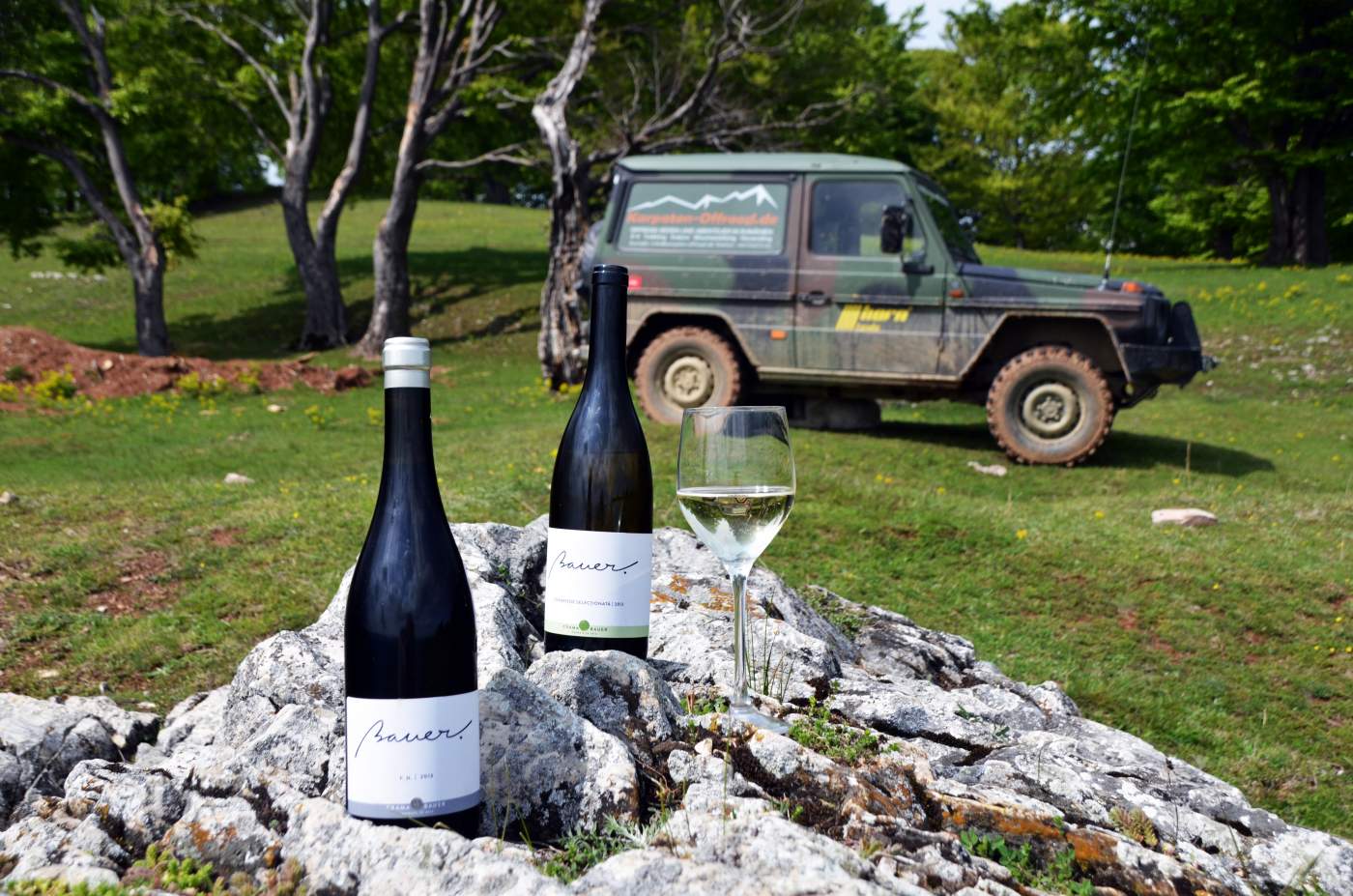 Auf der 4x4 Wein Tour - Genießer und Weinliebhaber