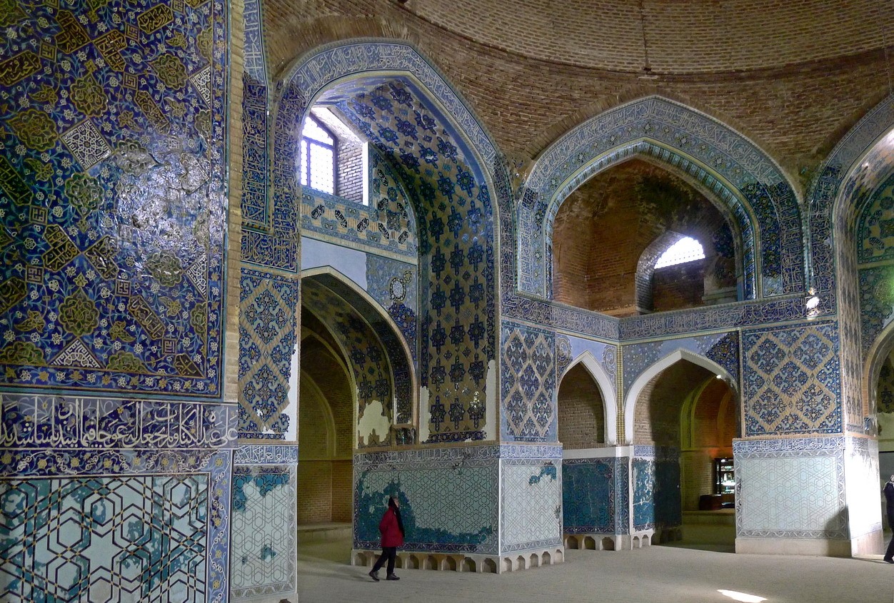 Die blaue Moschee in T&auml;bris/Iran