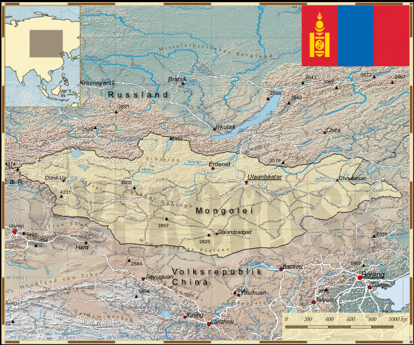 Reisekarte von Mongolei des Reiseveranstalters Overcross, für Vergrösserung bitte klicken Reisekarte von Rumänien des Reiseveranstalters Overcross
