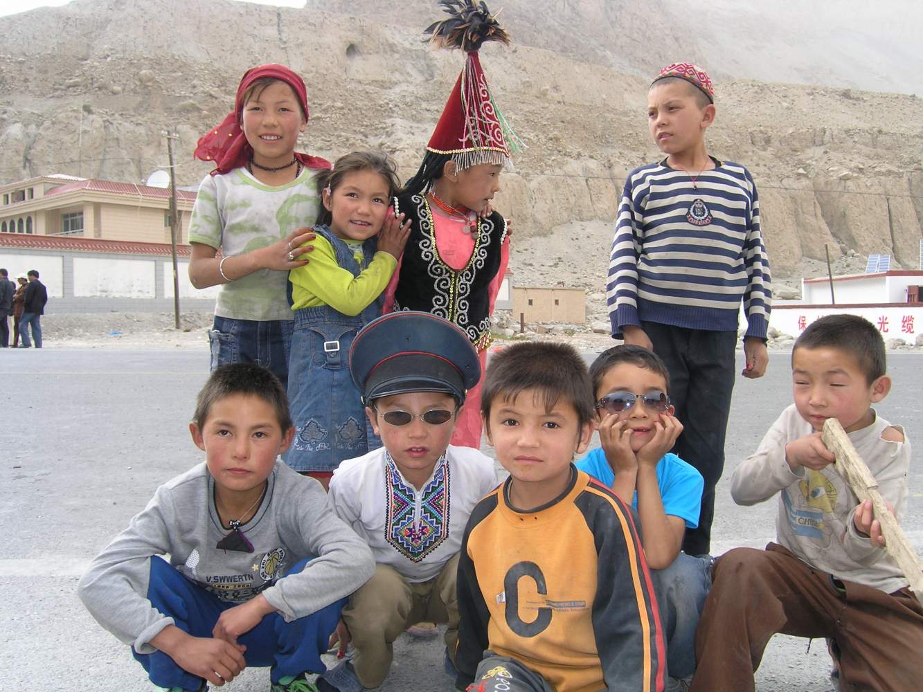 Einheimische Kinder in China