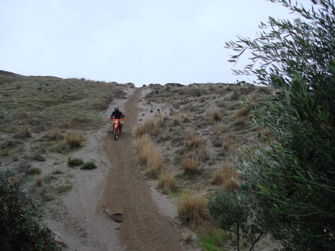 Kreta Enduro Tour Training im Sand Overcross