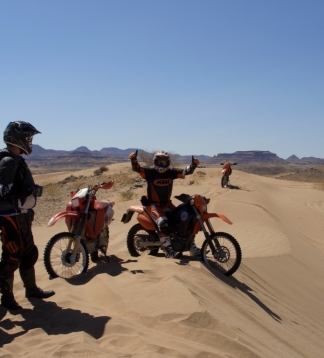 Motorradreisen durch Namibia